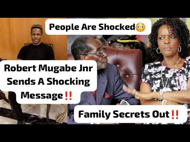 Robert Jnr Mugabe Sends A Shocking Message‼️His Family Is Not Safe‼️