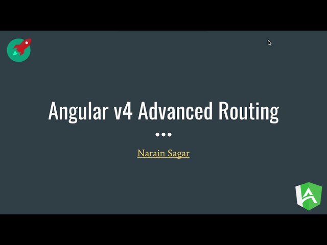 Advanced Angular Routing - Urdu - ft. Narain Sagar - Angular Pakistan Meetup 5