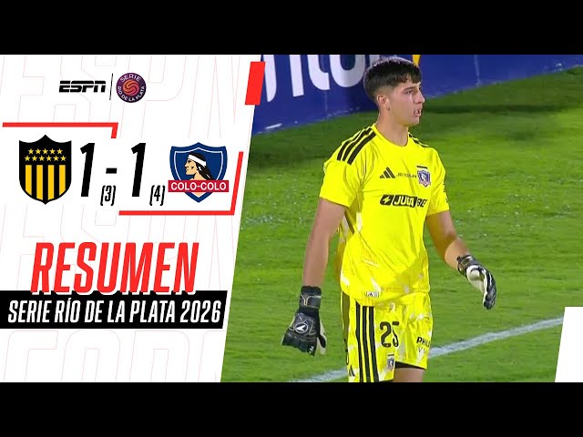 TRAS UNA TANDA INTERMINABLE, COLO-COLO SE LLEVÓ EL AMISTOSO | Peñarol 1-1 Colo-Colo | RESUMEN