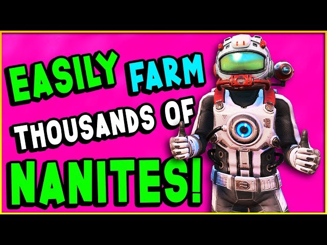 HOW TO EASILY FARM THOUSANDS OF NANITES! | No Man's Sky Next Guide - Nanite Clusters