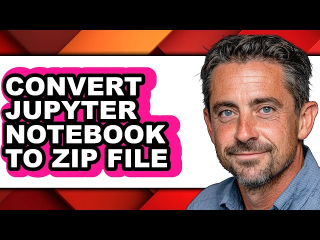 How to Convert Jupyter Notebook to Zip File (updated)