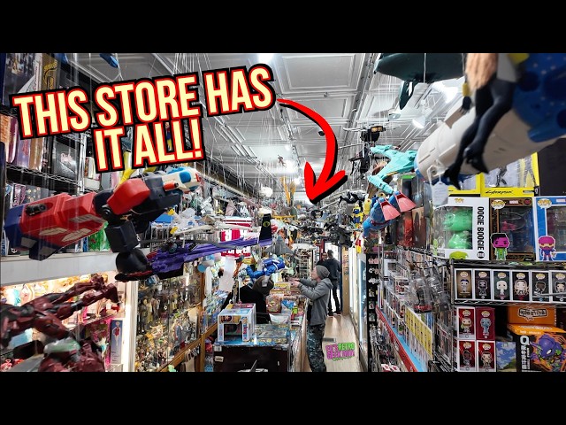 It's BIG FUN Toy Hunting in Columbus Ohio!
