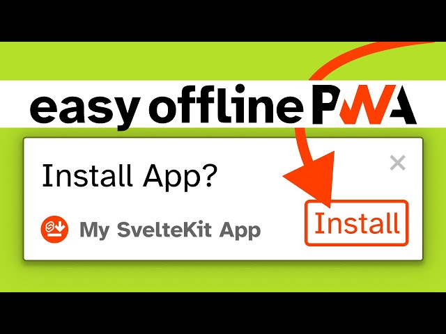 Simple native-like App in SvelteKit!