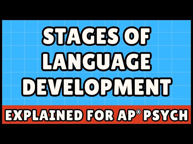 Stages of Language Development (AP Psychology)