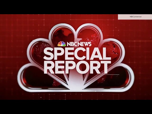 NBC News Special report open with full countdown