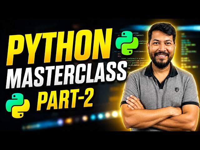 Python Masterclass for Beginners | Part 2  | Euron