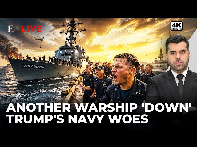 Trump's Navy Under Strain: Warship SOS Across Two Oceans | Iran War To Pacific | Firstpost Live | 4K