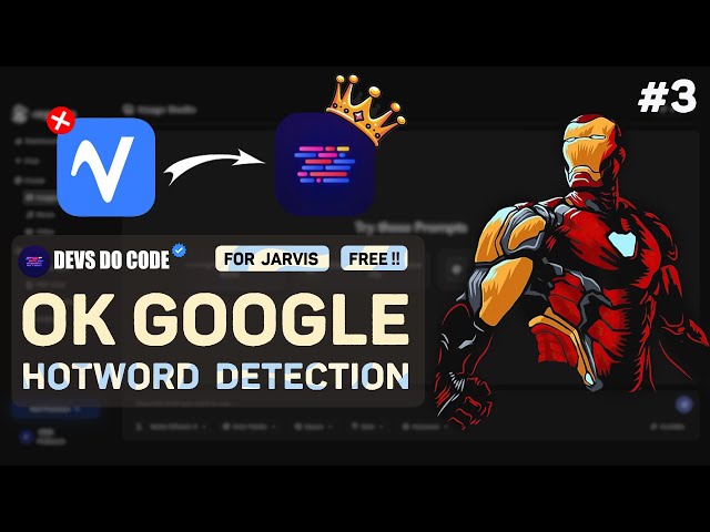 JARVIS 4.0 - Hotword Detection || Porcupine Wake Word || a4f.co || Deepseek r1-0528 || Ok Google