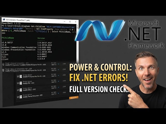 .NET Framework Setup | Install & Fix Windows App Launch Errors