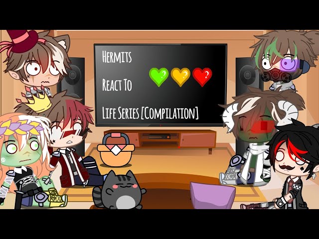 Hermits React to Grian Life Series [Compilation]