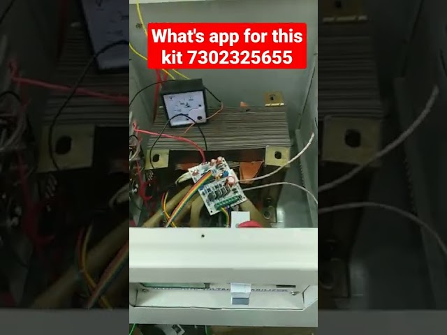 #Short|10kva automatic voltage stabilizer with digital display Microcontroller kit|Skill Development
