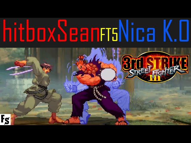 Street Fighter III: Third Strike - hitboxSean [Makoto] vs Nica K.O [Gouki] (Fightcade FT5)