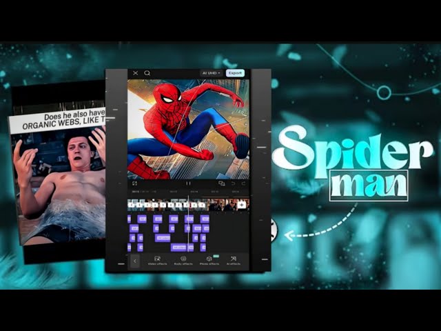 capcut video editing tutorial spider man gh edit video tutorial 