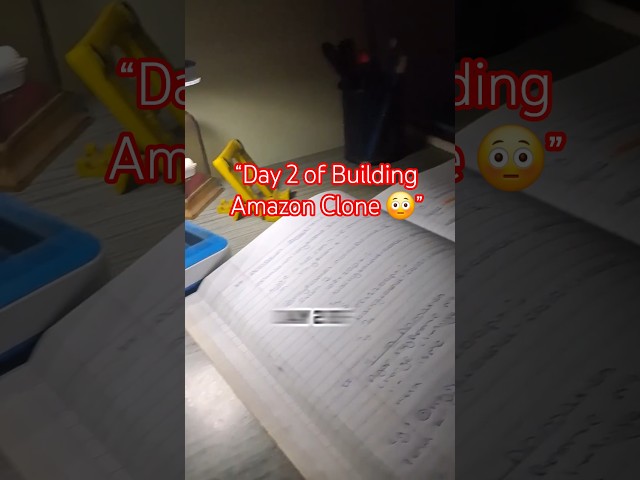 Day 2 of Building Amazon Clone | HTML & CSS 🚀#amazonclone#htmlcss#webdevelopment#codingjourney#day2
