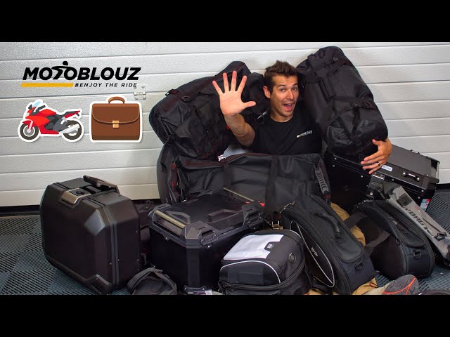 Top case, suitcases, motorcycle bag... How to choose the right motorcycle luggage? 10 pieces of e...
