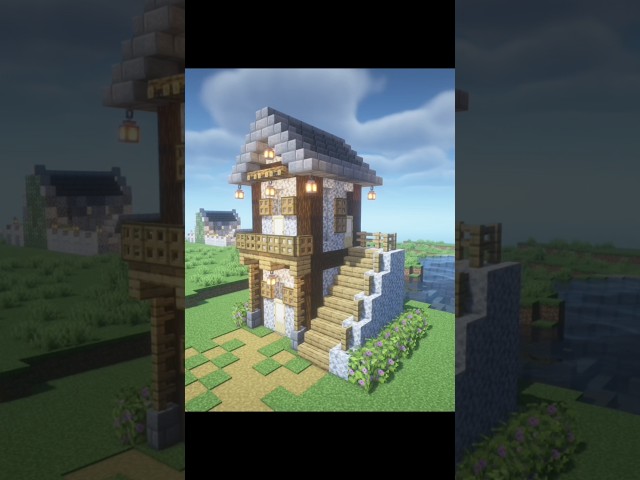Minecraft starter house tutorial EP.172 #shorts #minecraft