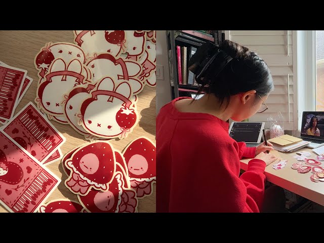 🍓 how i grew my small sticker business in 9 months! ✨