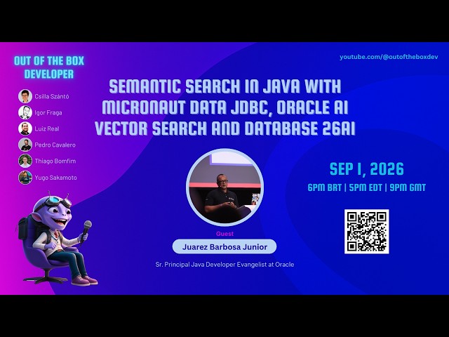 Semantic Search in Java with Micronaut Data JDBC, Oracle AI Vector Search and Database 26ai