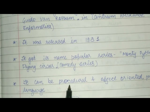 Introduction to python part-1 class 9 Artificial intelligence 9th Class AI notes for term2 #aiclass9