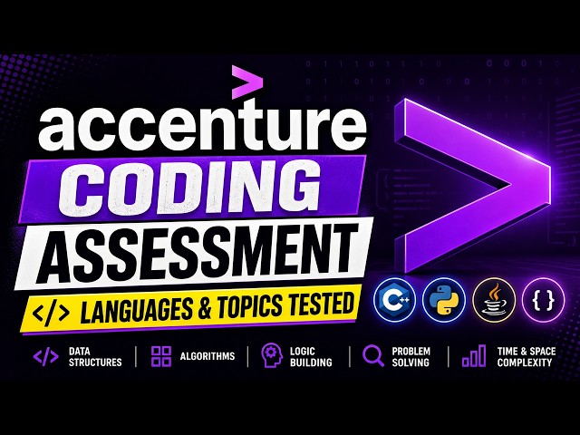 Accenture Coding Assessment — Languages & Topics Tested
