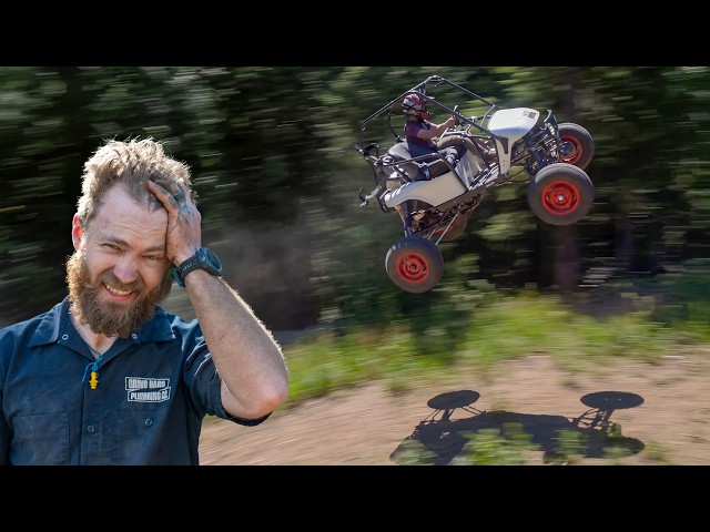 Fully Sending my 180 HP Golf Kart!