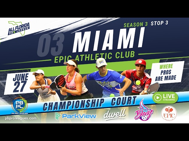 AFPL Stop 3 - Championship Court | EPIC Athletic Club