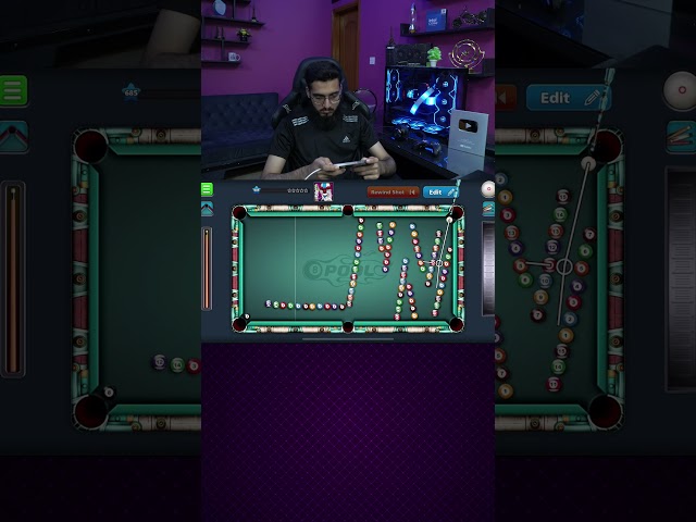 Too Many Balls But It Went In #8ballpool #shorts #snooker