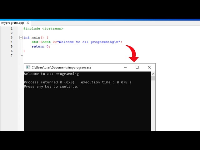 How to Run First C++ Program Using Codeblocks