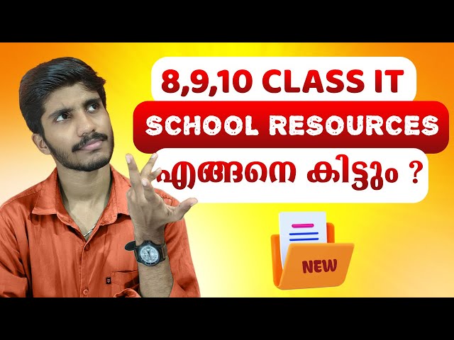 How to Download IT New School Resources Folder | 8,9,10 classes | Based on New syllabus