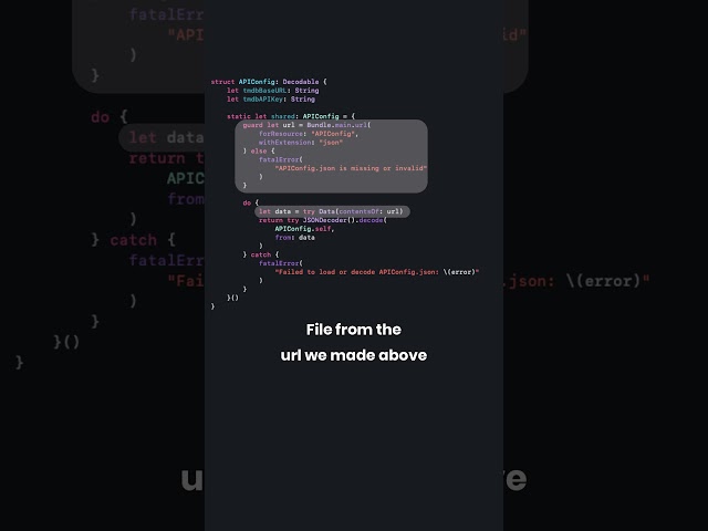 Swift JSON File Load Example #swift #coding