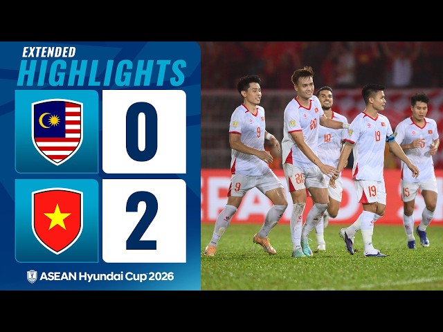 Malasia 0-2 Vietnam | Copa Hyundai ASEAN 2026 | Resumen extendido | Semifinal ida