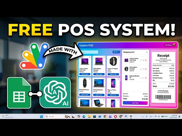 Build a Dynamic Stock Manager & POS Using Google Sheets + ChatGPT