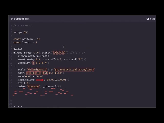 "Stranezze" - Live Coding in STRUDEL