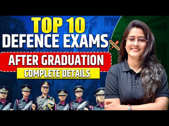 🎯Best Defence Exams After Graduation | Become an Officer in 2026 💥