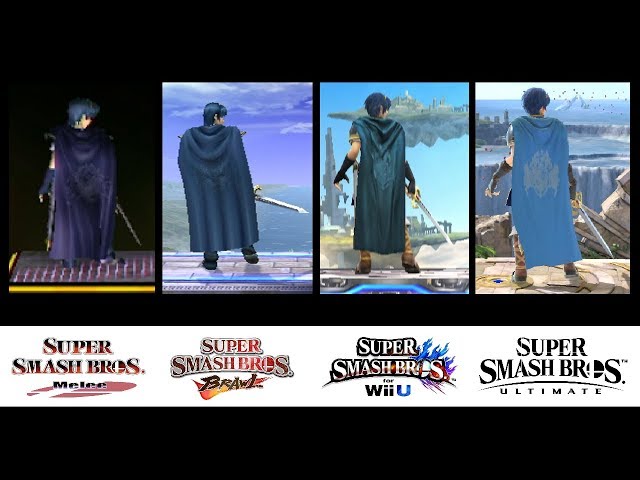 Evolution of Marth's Moveset in Super Smash Bros. (2001-2018)
