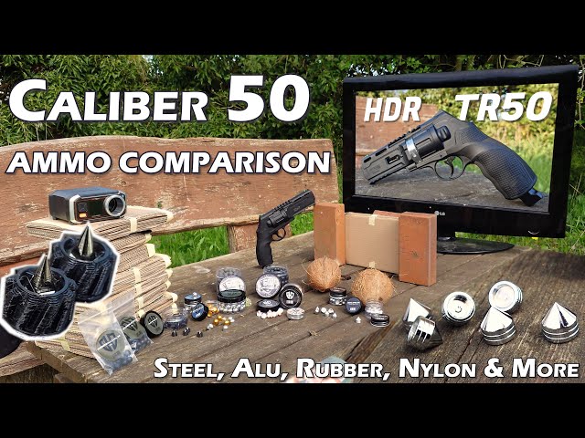Best caliber 50 Ammunition - Ammo Comparison [HDR 50]