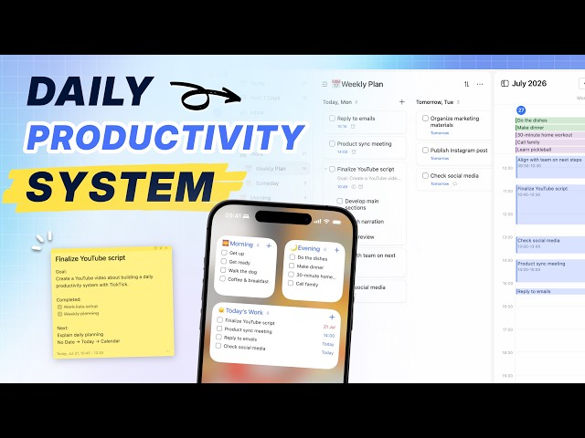 A Simple System to Stay Productive Every Day