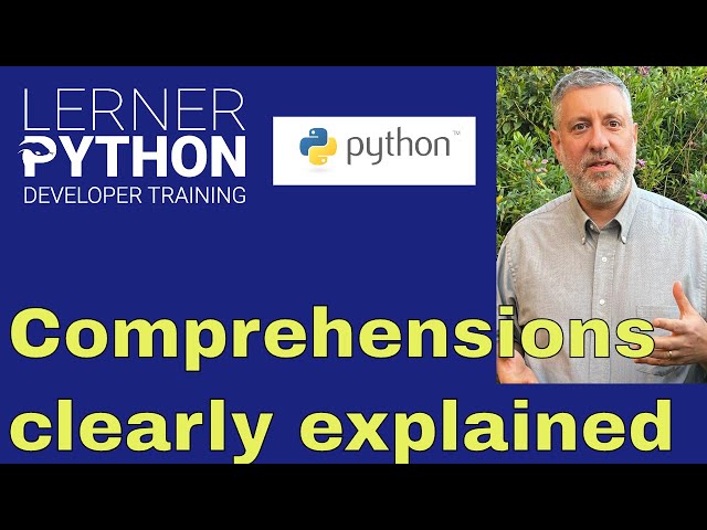 Understanding Python list comprehensions