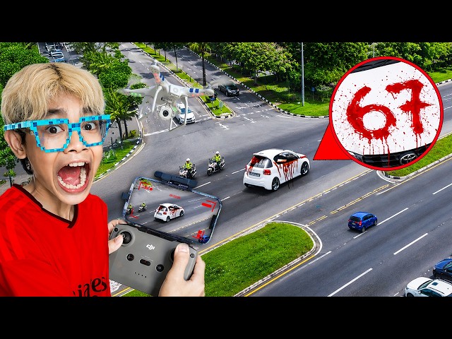 REAL SIX SEVEN CAR DRONES Caught Roaming in the Middle of a City Street!