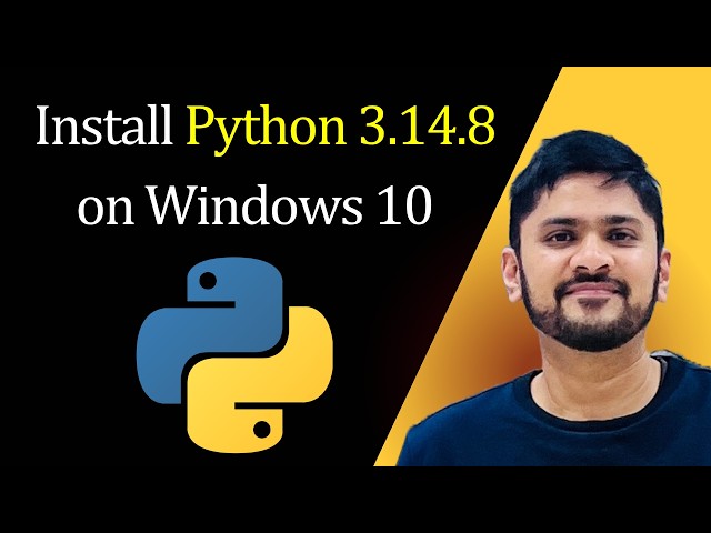 How to install Python 3.14.8 on Windows 10