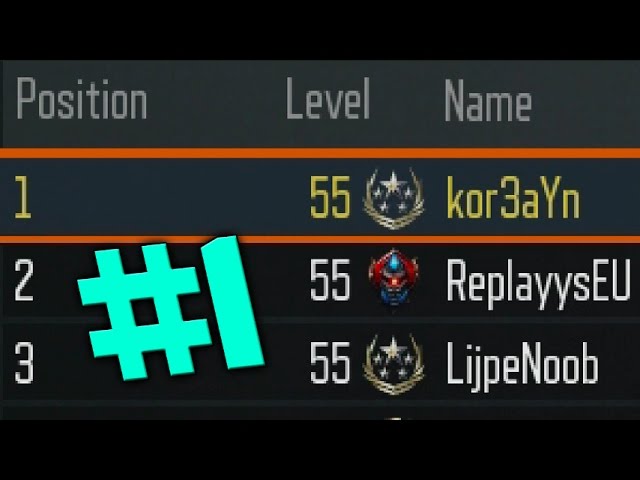 Ranked #1 ... 18.75 K/D Ratio