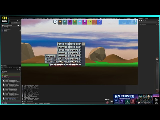 🛠️ GameDev 🛠️ - Developing KN_Tower | 🤖 Godot | ⚙️ Blender | 🐍 Python | 🧮 GDScript | 🎨 Gimp