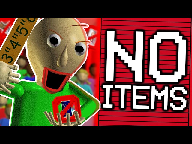 Can You Beat Baldi's Basics Plus With NO ITEMS?
