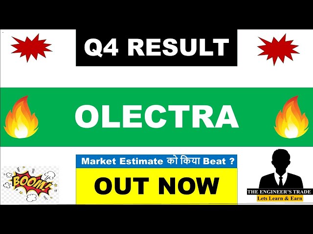 Olectra Greentech Q4 Results 2026 | Olectra Results Today | Olectra Greentech Share Latest News 
