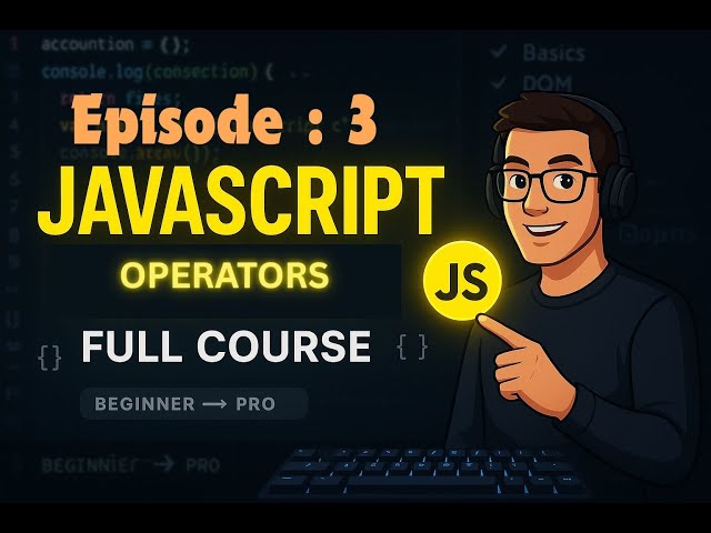 JavaScript Operators Explained – With Simple Examples!