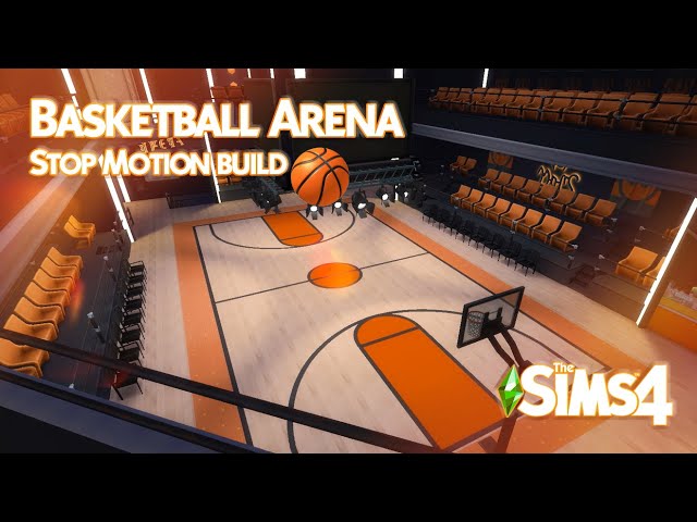 Basketball Arena || The Sims 4 || Stop motion build