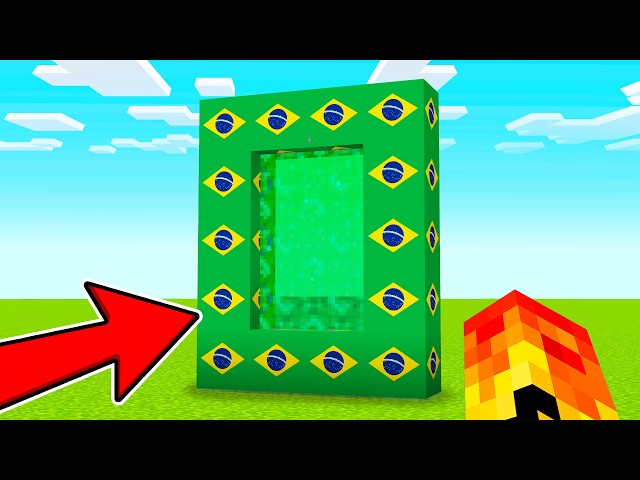 How To Make A Portal To The USA in Minecraft!