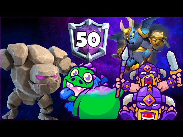 Top 50 with Golem Beatdown Deck.!