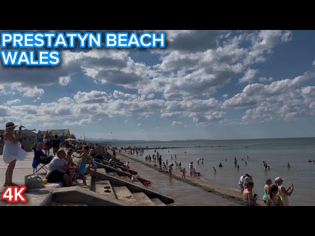 Prestatyn Beach, Wales Full tour 2025