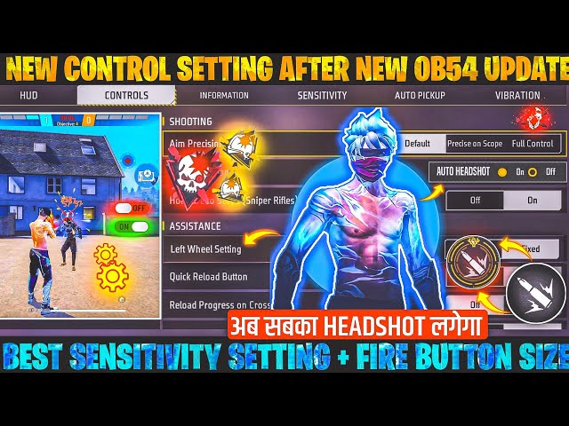 New Control Settings Free Fire After OB 54 Update 2026 | Free Fire Control Setting Full Details | FF